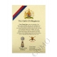 RHA Royal Horse Artillery Oath Of Allegiance Certificate